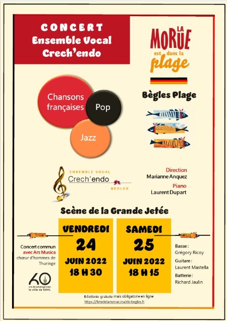 « La Morue est dans la plage 2022 »&nbsp26ème édition de la fête de la Morue - Ville de Bègles