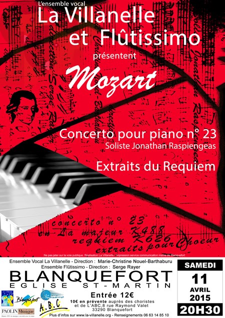 MOZART A L'HONNEUR&nbspLa Villanelle et Flûtissimo