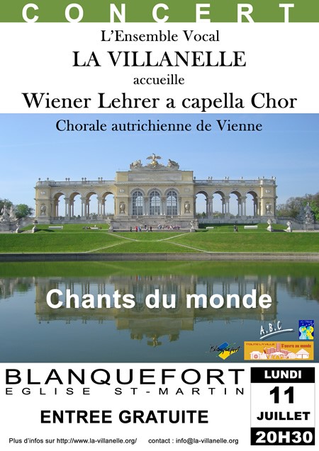 Wiener Lehrer a capella Chor&nbspOpération Toute la ville s'ouvre au monde et aux autres