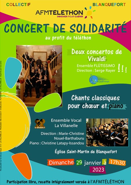 La villanelle en concert&nbspTéléthon