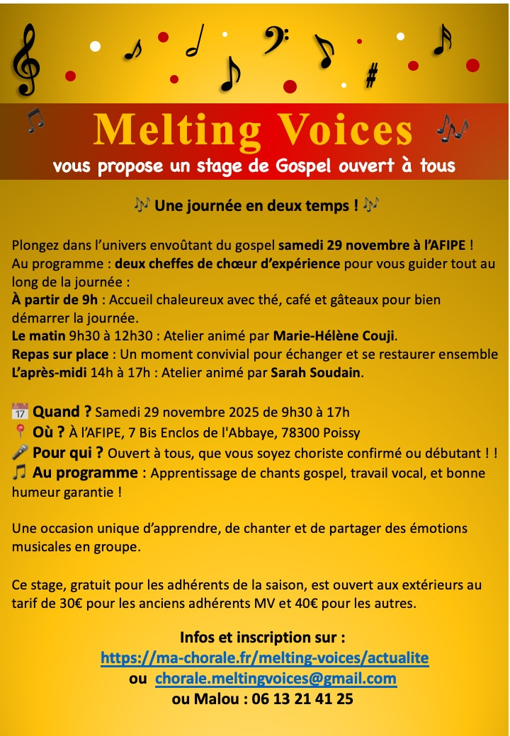 Une journée de chant avec Melting Voices