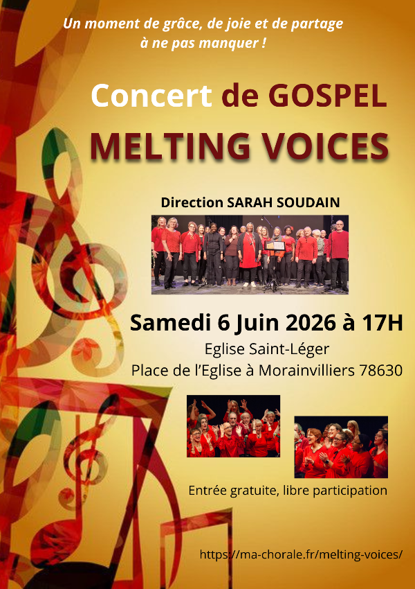 🎶  Concert de fin d'année à Morainvilliers 🎶 &nbsp